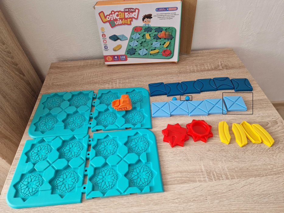 Logiczna gra dla dzieci Logical Road Builder Board