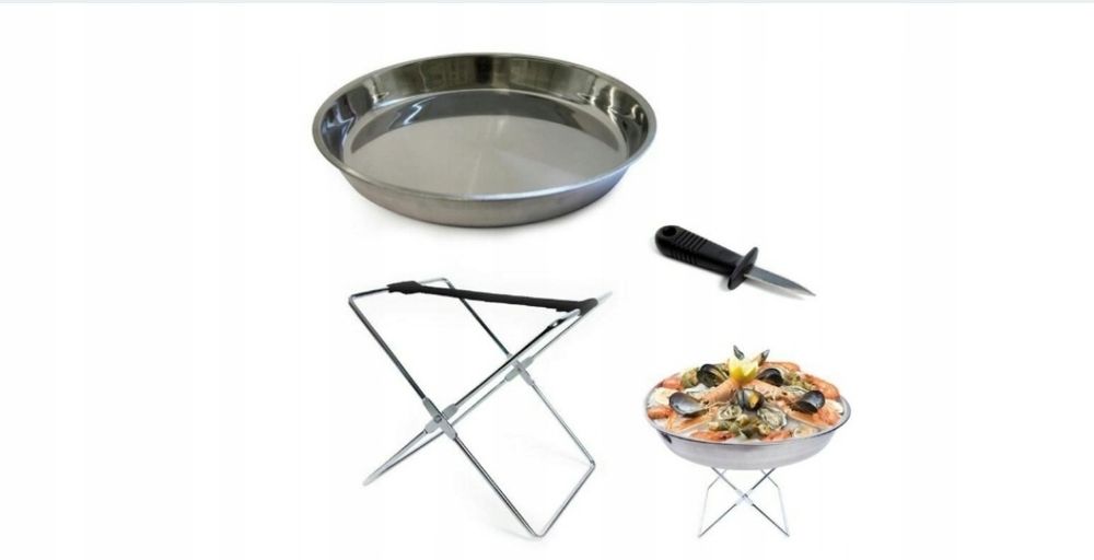 COOK CONCEPT Taca do serwowania, stal 37 cm