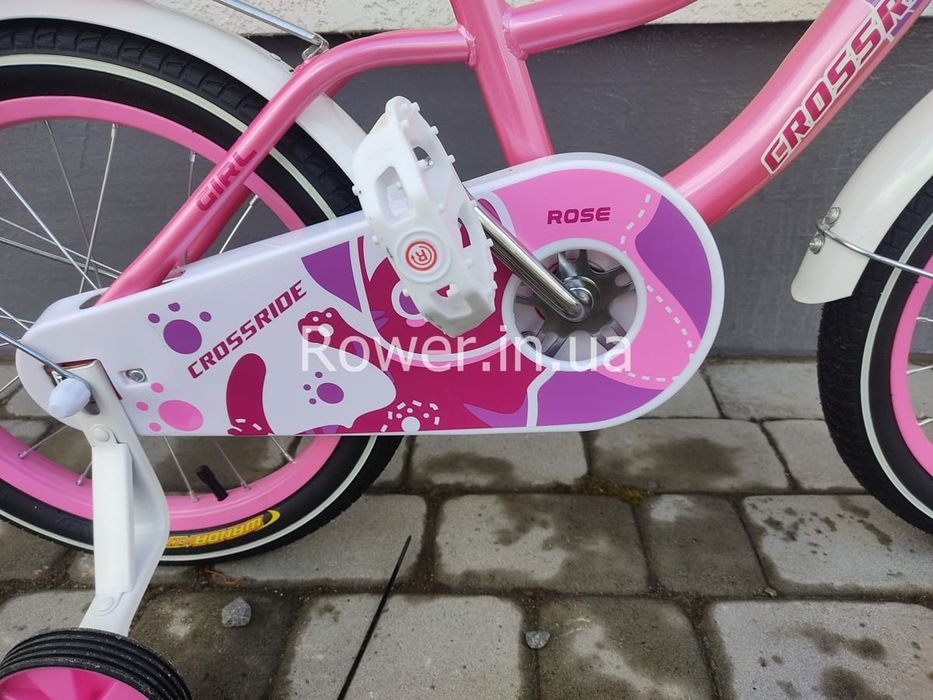 Дитячий велосипед для дівчаток 3-5 років Crossride Rose St 16 Pink
