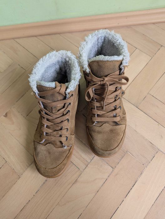 Buty trekkingowe skórzane,rozm.37 Quechua