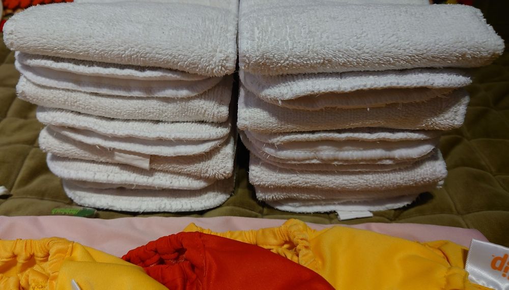 Pieluszki wielorazowe otulacze wkłady Flip zestaw + wodoodporna torba