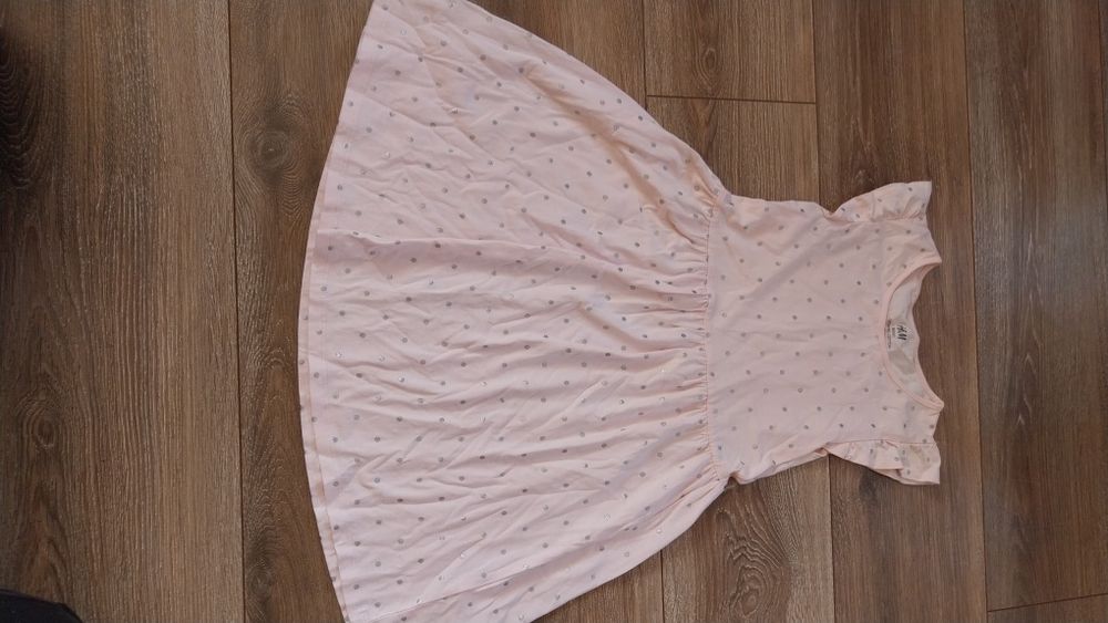 Sukienka hm r. 122/128 różowa