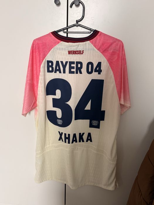 Koszulka wyjazdowa Bayer Leverkusen nr 34 Xhaka