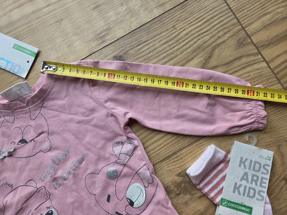 Bluzka dzieczęca r. 74 Coccodrillo skarpetki gratis