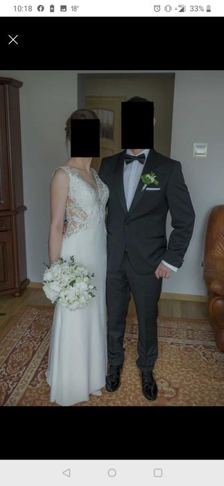 Suknia ślubna Justin Alexander Sweetheart 11023, gratis welon