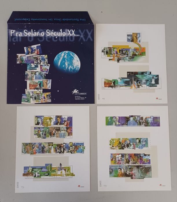 Blocos CTT Século XX em Selos