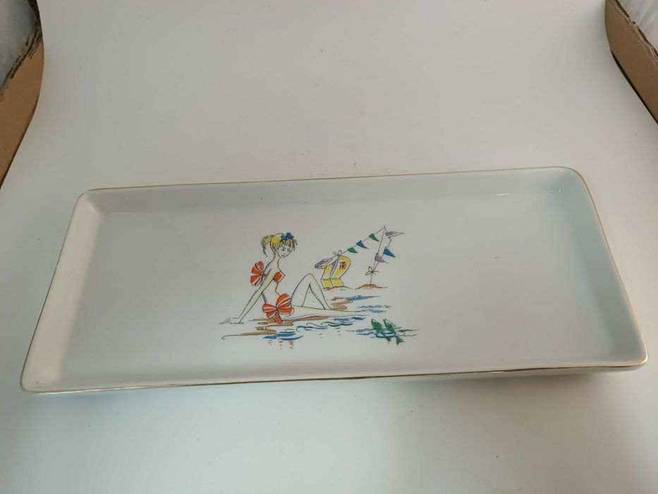 Raro Covilhete em Porcelana da Vista Alegre Anos 60