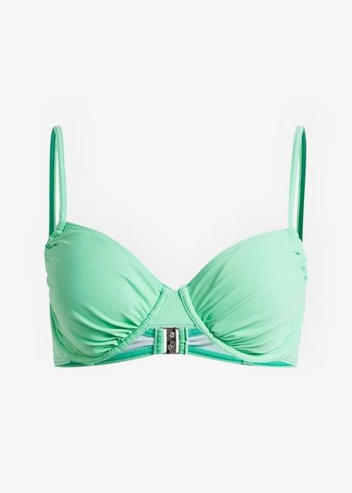 B.P.C biustonosz bikini na fiszbinach jasno zielony 90D.