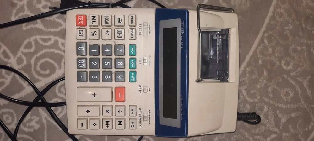 Калькулятор печатающий бухгалтерский CITIZEN CX-121 ІІ.