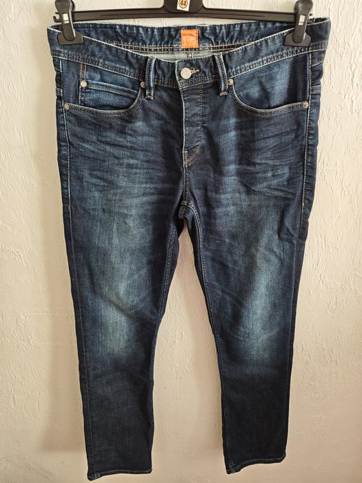 Nowe męskie jeansy Hugo Boss Orange Straight Stretch W33 L32