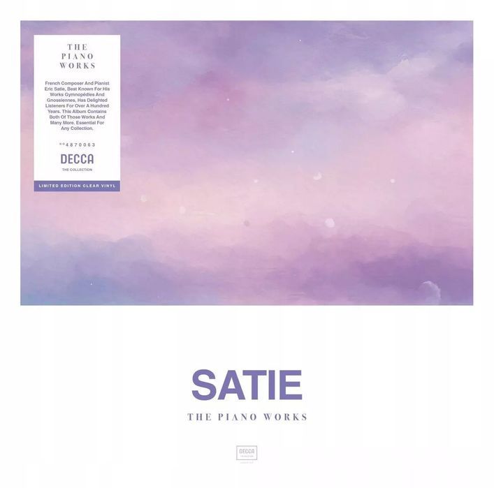 Satie: Piano Works, Winyl. Universal Music Polska
