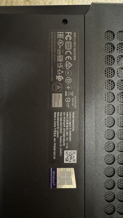 Laptop legion 5 15ARH05H