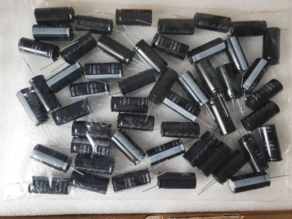 Kondensator elektrolityczny Rubycon 120uF 450V 105°C seria TXW 18x45mm