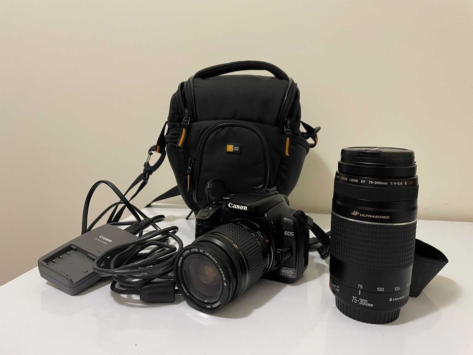 Kit Canon 400D digital com duas objetivas Mafamude E Vilar Do Paraíso ...