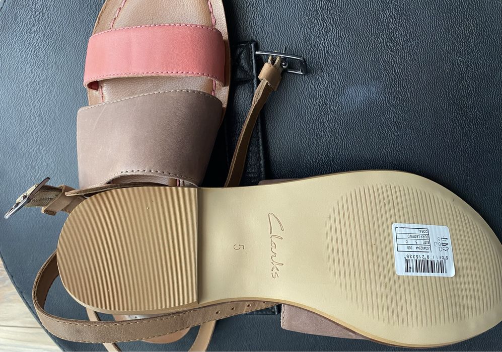Sandaly Clarks rozmiar 5/38 Nowe bez metki