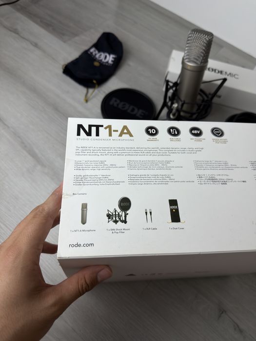 RØDE NT1-A Kit Completo + Fatura — Excelente Estado