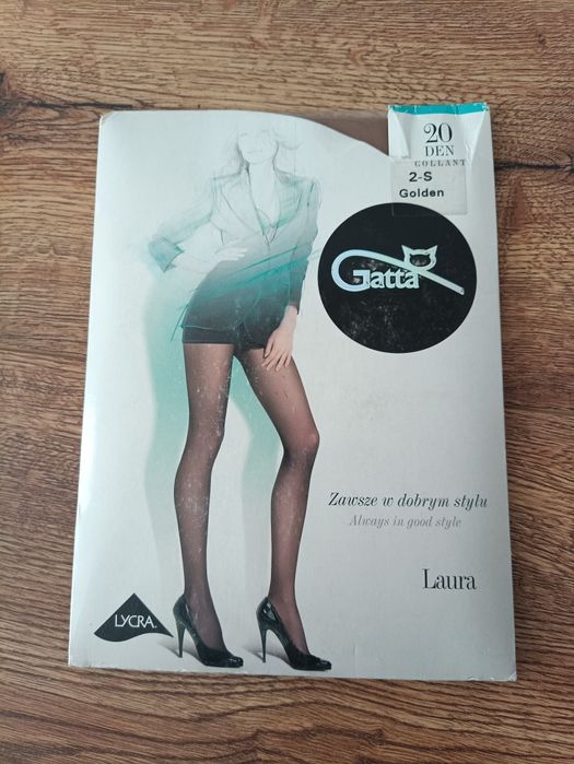 Cienkie rajstopy damskie 20den Gatta Laura golden