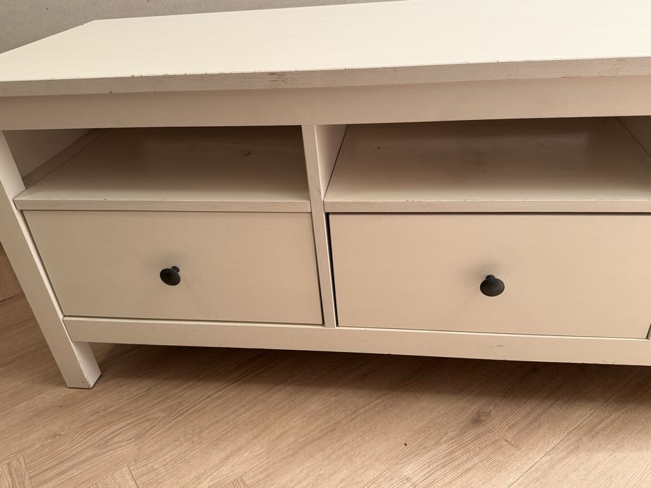 Szafka pod tv ikea hemnes biala bejca