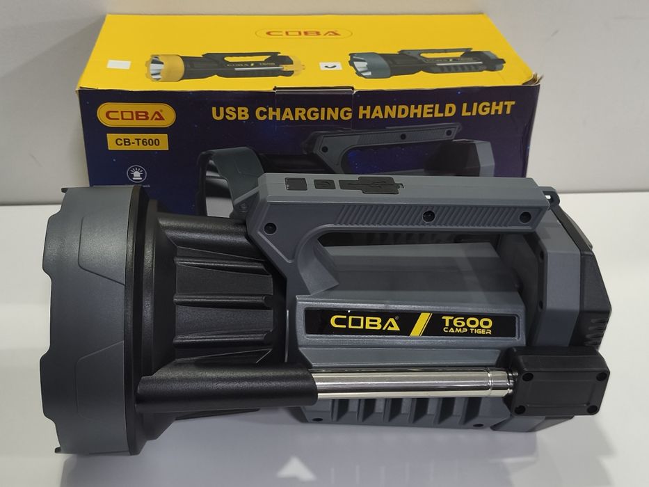 Lanterna de Mão Led com Projector de Emergência