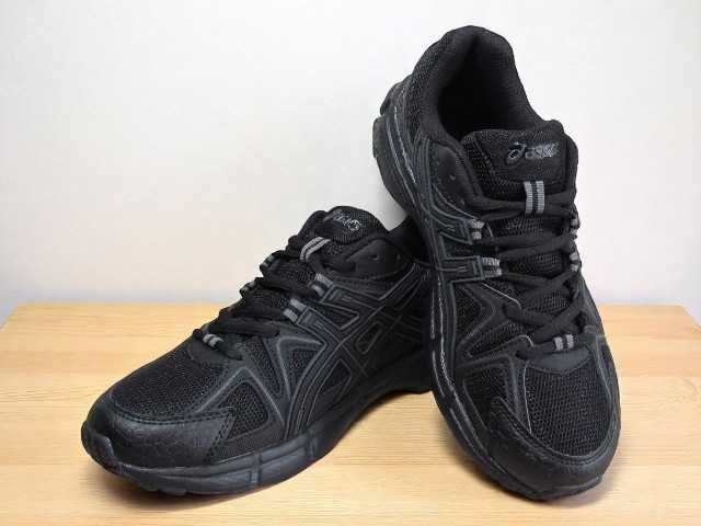 Кросівки Асікс, кроссовки асікс чорні (0611)