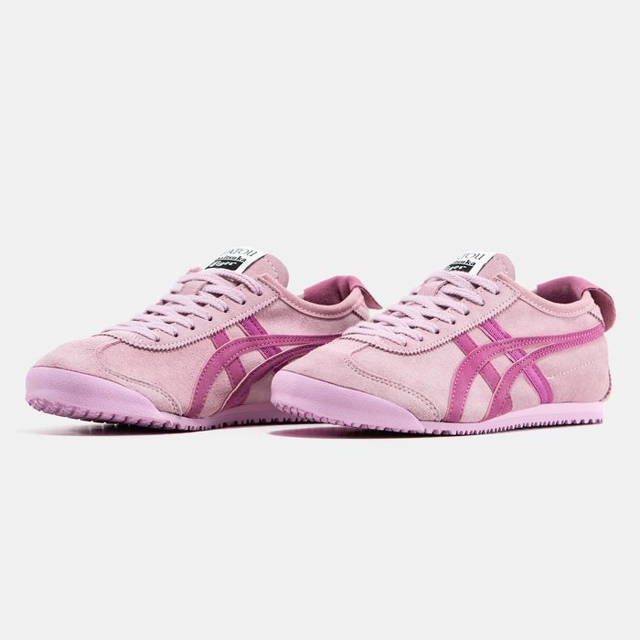 Кросівки Кроссовки Asics Onitsuka Tiger Mexico 66 Pink Розовый Рожевий Кросовки повсякденні