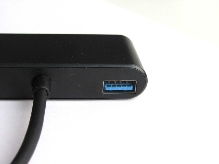 Хаб USB type-C 4 в 1 HDMI VGA USB 3.0 и mini jack адаптер переходник