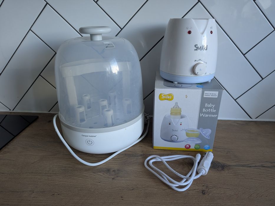 Sterylizator do butelek plus podgrzewacz do butelek