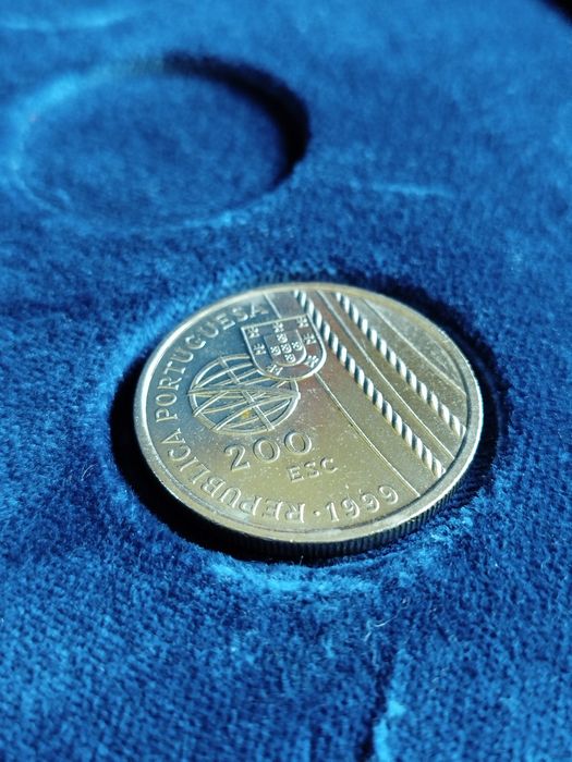 Moeda comemorativa de 200 Escudos- Morte no Mar