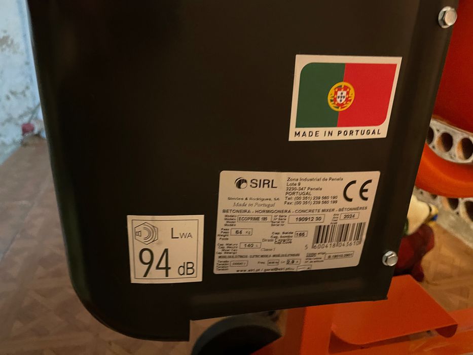 Betoneira para venda nova preço fixo 550€