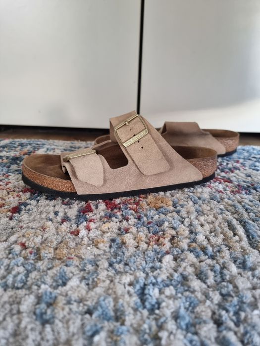 Klapki Birkenstock Arizona Zamsz