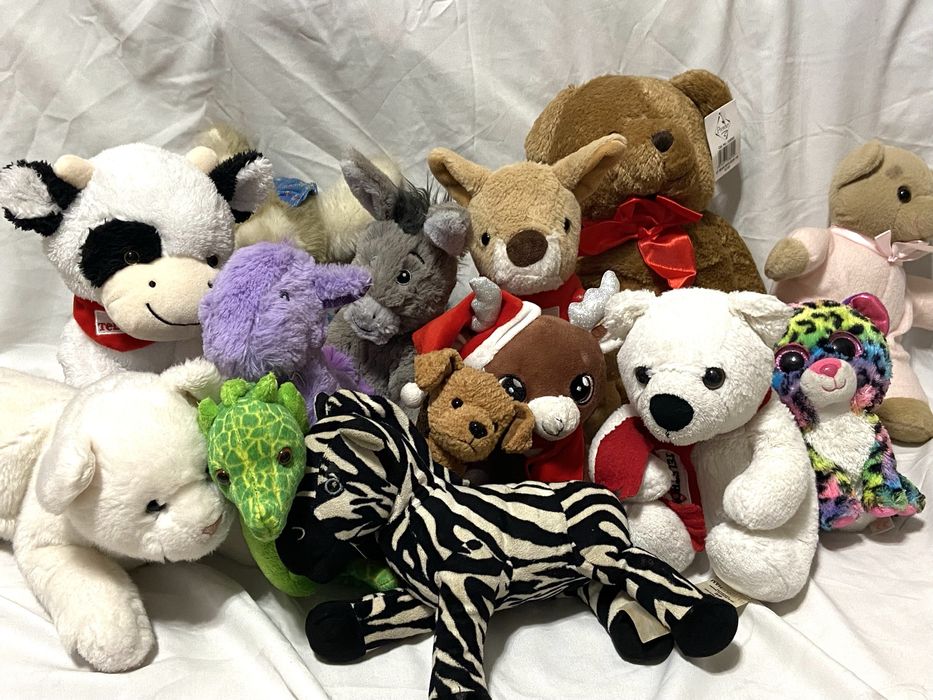 Лот 14 шт цена ща все мягкие  игрушки  игрушка мягкая