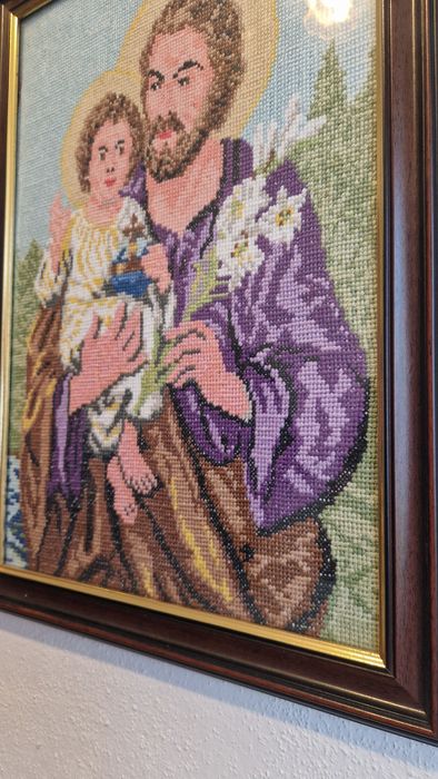 Obraz haftowany, rękodzieło 38x51 (z ramą)