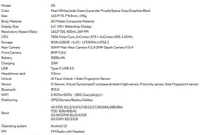 Umidigi G5, IPS, 90Hz, HD+, 8/128Gb, 50Mp, 5000mA, 10w