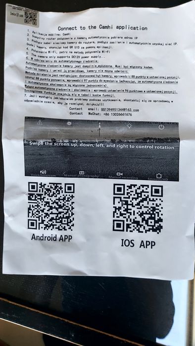 Kamera Prof IP NVR ONVIF 60xZoom Optyczny 4K 8MP + KartaSD128GB 4K