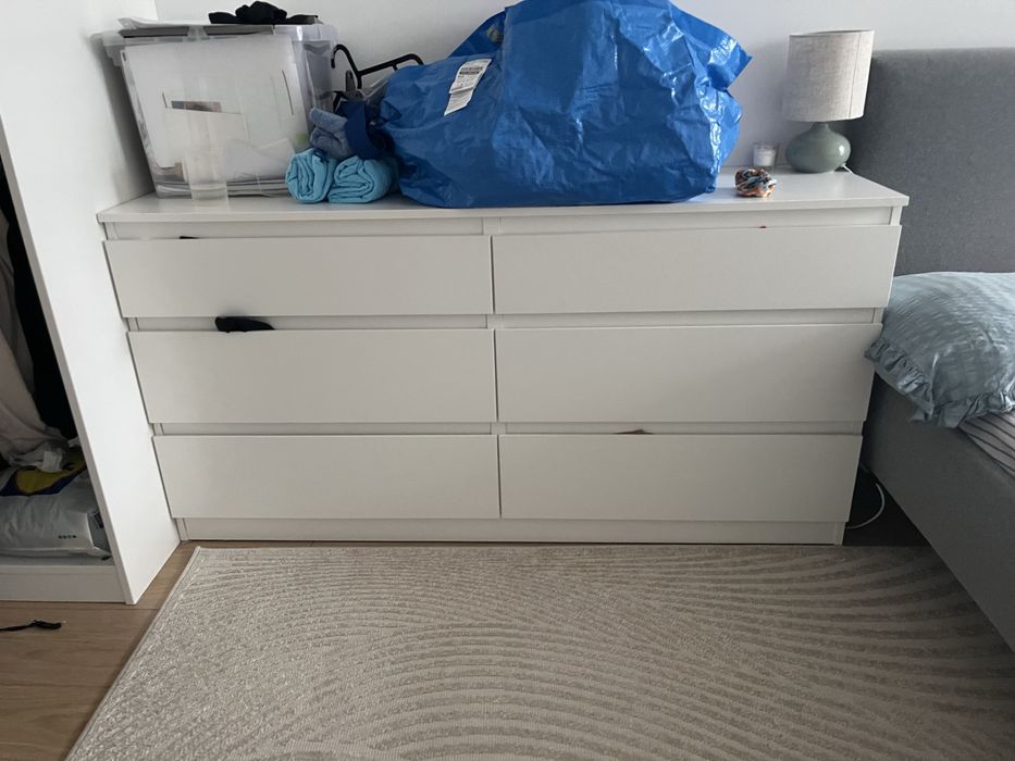 Komoda ikea biala 140/40/72