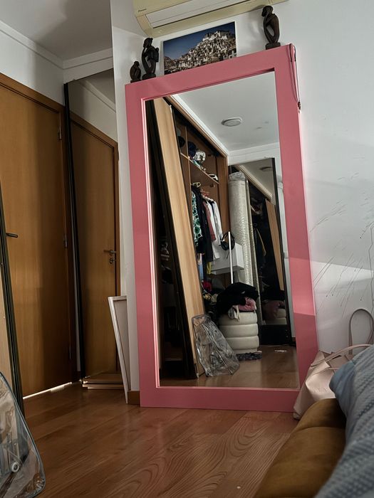 Espelho corpo inteiro Rosa