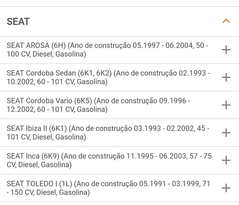 Radiador para Seat arosa e Volkswagen