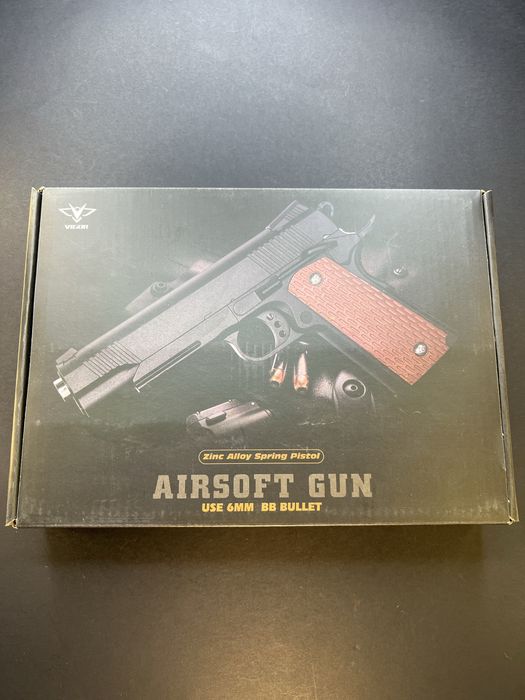 Металевий пістолет Kimber Warrior - модель V13 tan (іграшка)