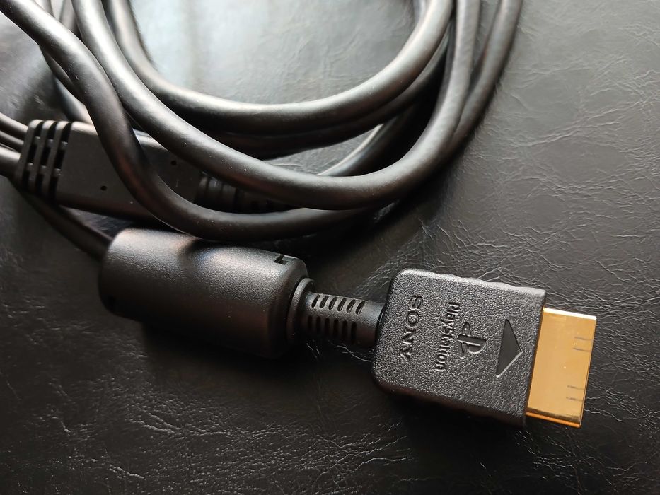 UNIKAT - Oryginalny kabel Sony PlayStation 3 D-Terminal z Japonii (PS3 oraz PS2)