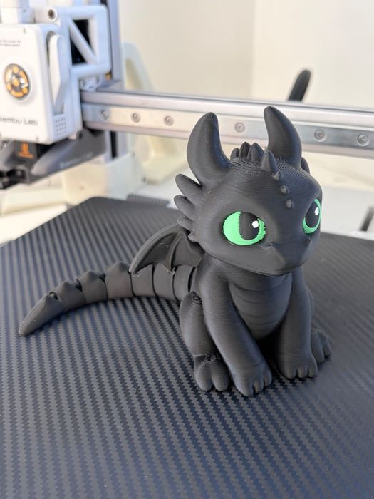 Smok 3d model druk 3d