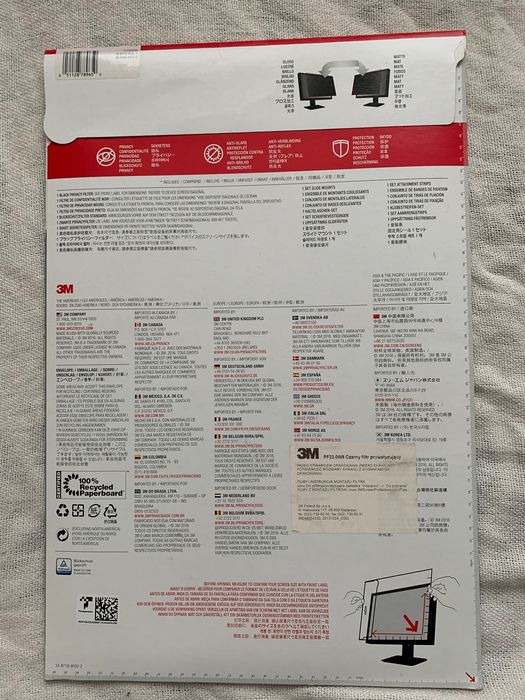 3M filtr prywatyzujący 23'' 16:9 OKAZJA