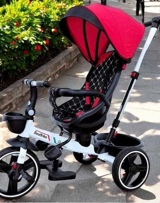 Дитячий велосипед коляска триколісний В наявності детский