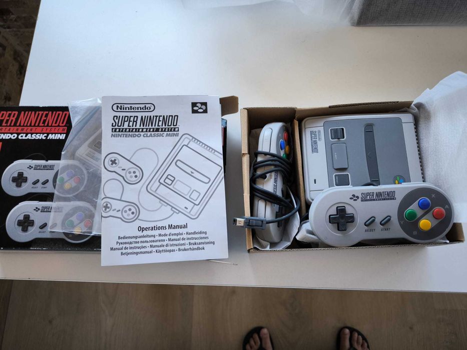 Super Nintendo + 2x Controladores + 20 Jugos