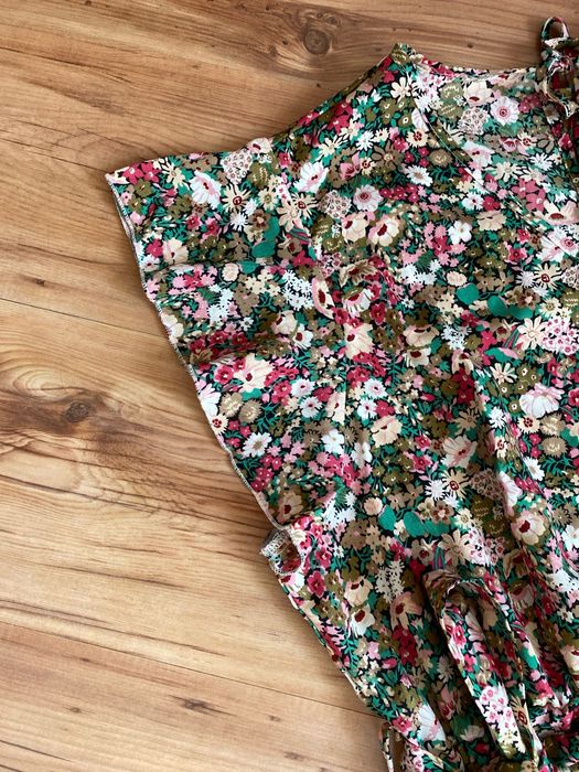 Літінй комбінезон ромпер в квітковий принт shein xl
