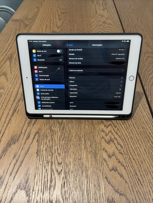 iPad 6 (2018) 128GB Wi-Fi + Capa + Caixa Original | Montijo Lisboa
