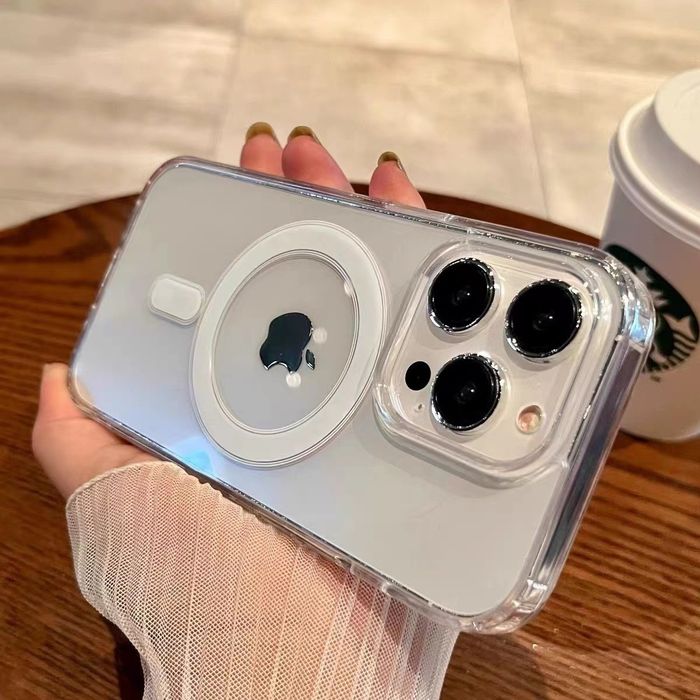 Чохол Айфон 13/12/11 | Прозрачный силиконовый чехол MagSafe | IPhone