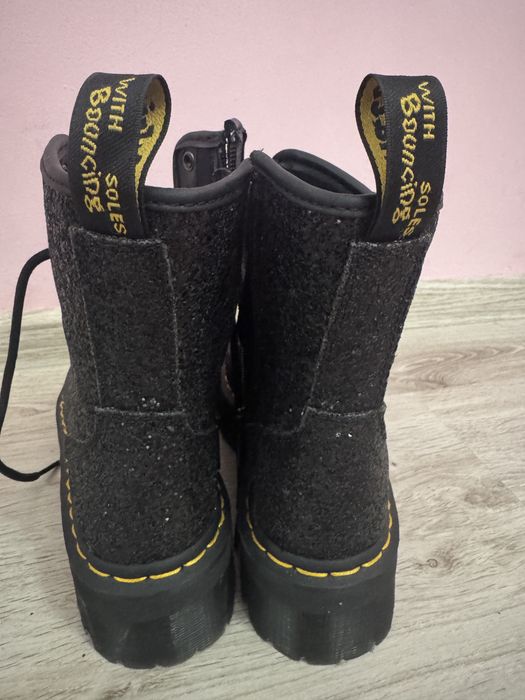 Jadon Glitter Black Dr Martens