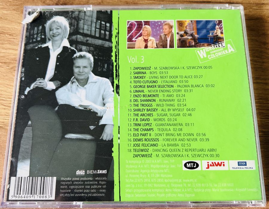 Wideoteka Dorosłego Człowieka vol.3 płyta CD