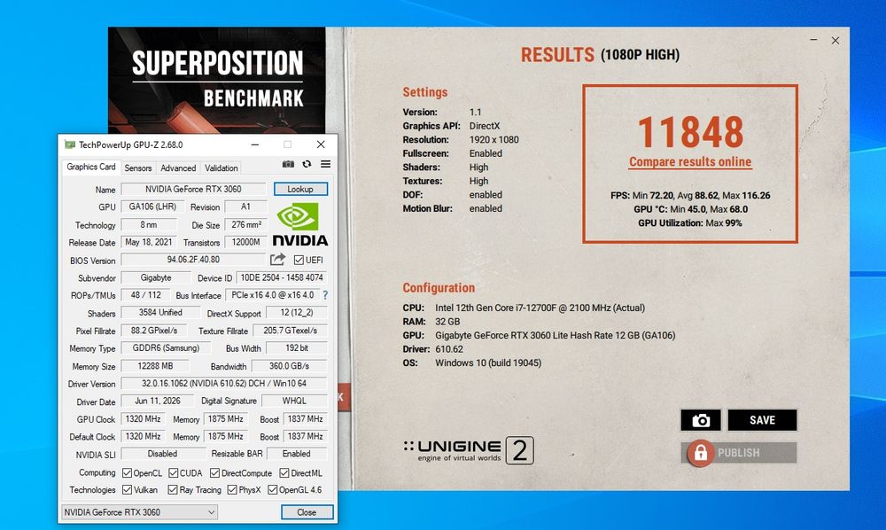Відеокарта RTX3060 12GB Gigabyte Gaming OC в ідеалі. Пломба.  Trade-in