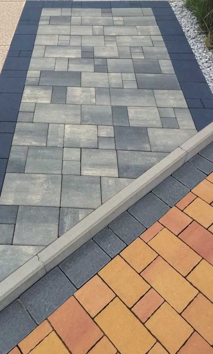 Kostka brukowa Jadar Arco Bergamo Granito Nodica Valeo kolor arktyczny